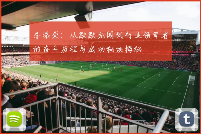 李添荣：从默默无闻到行业领军者的奋斗历程与成功秘诀揭秘